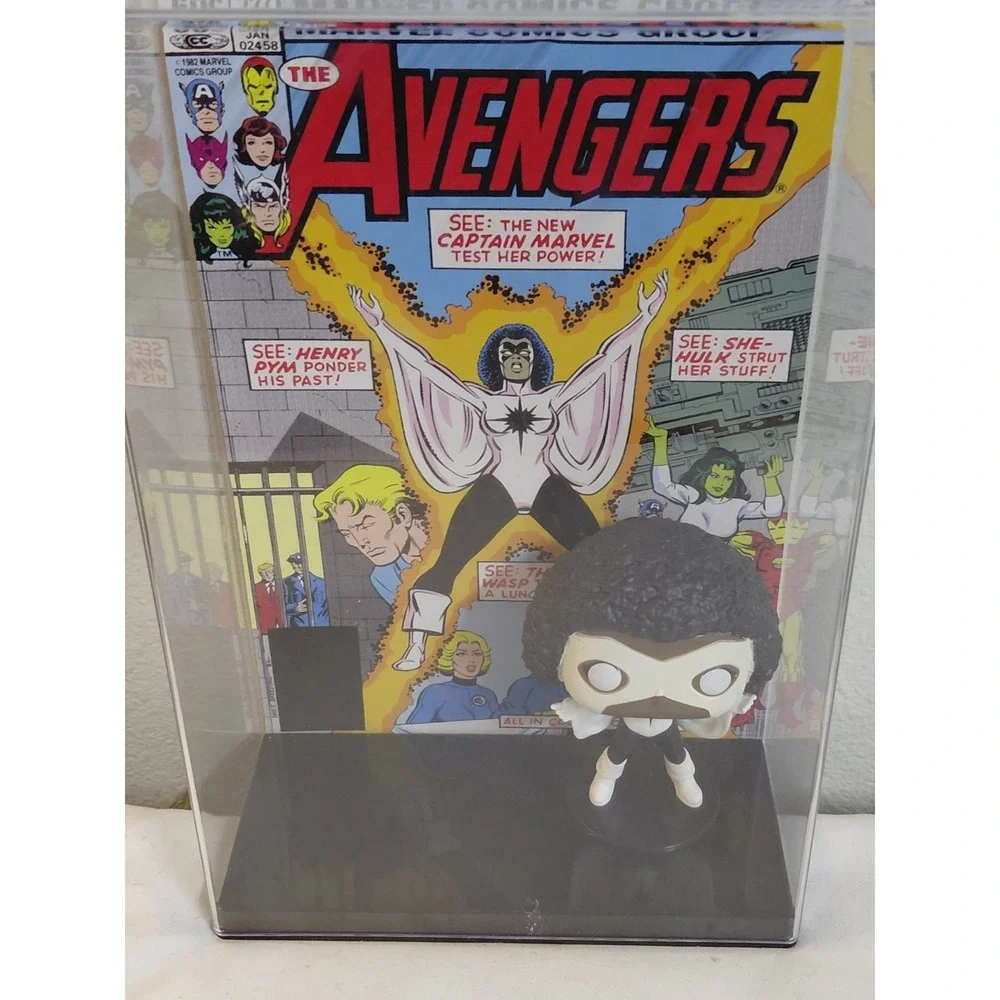 Funko Pop Comic Covers Captain Marvel Monica Rambeau Avengers #227 Exclusive